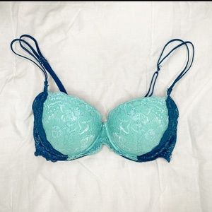 PINK Bra Lace Floral Victoria’s Secret Bright